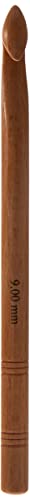 KnitPro KP35706 9 mm Basix Single Ended Crochet Hook, Birch