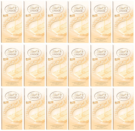 18 x Lindor White Bar - 100GM