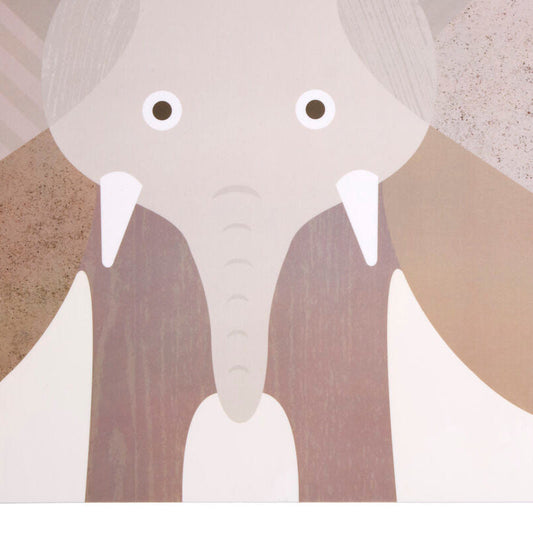 Set of 2 Elephant Placemat and Coaster | Effy