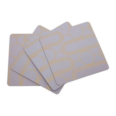 Set Of 4  Lilac Coasters | Frosted Deco