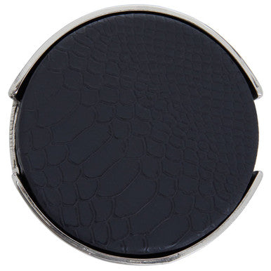 Set of Four Black Coasters | Mixology