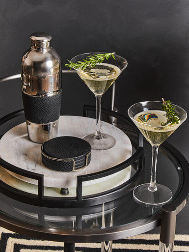 Set of Four Black Coasters | Mixology