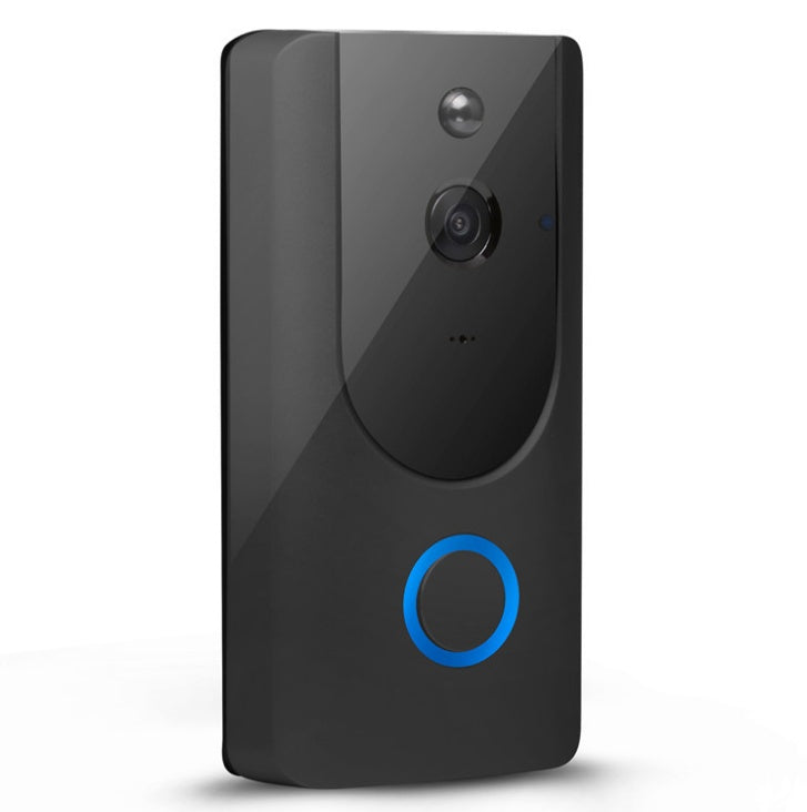 Smart WiFi Video Doorbell Camera with Night Vision & Chime - Wireless Security Intercom System