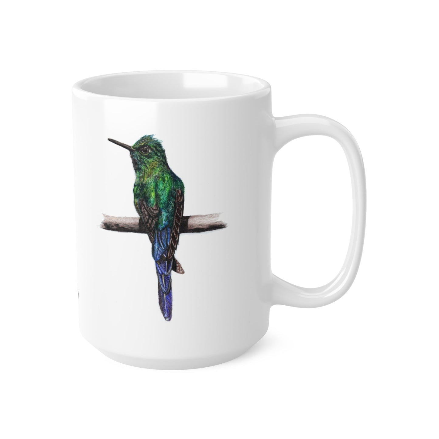 Hummingbird Mug – Wildlife Illustration