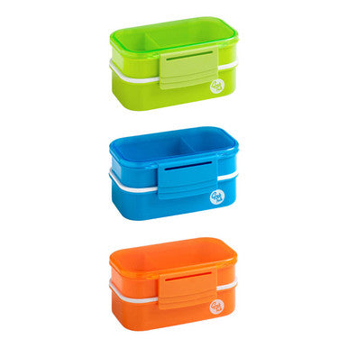 Orange 2 Tier Lunch Box | Grub Tub