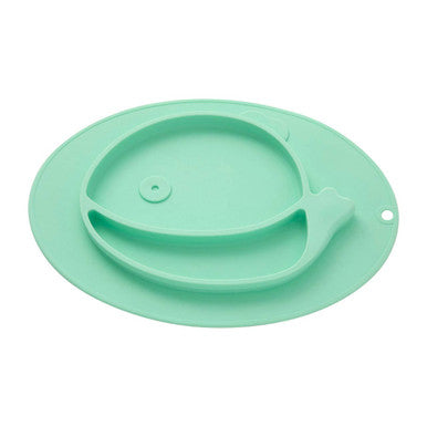 Kai Silicone Divided Food Plate in Whale Shape
