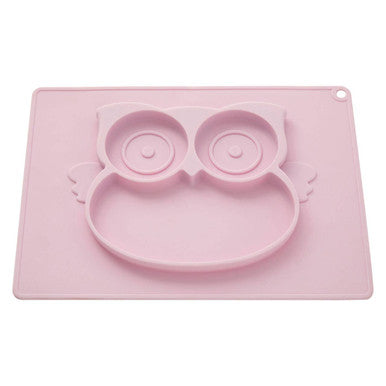 Kai Silicone Divided Food Plate in Owl Shape