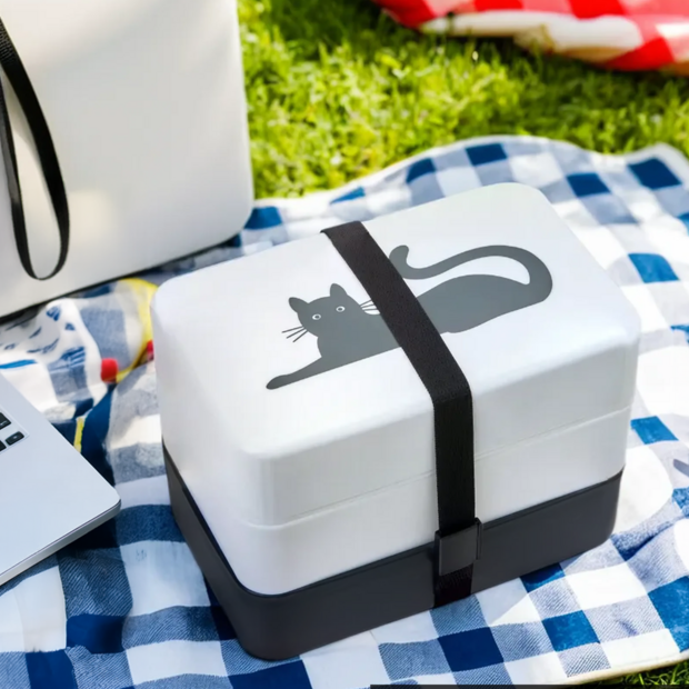 Grub Tub Cat Lunch Box With Cutlery