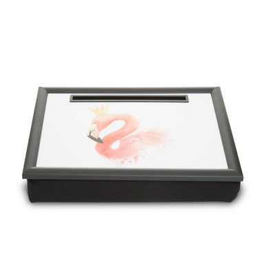 Portada Queen Flamingo Lap Tray With Ipad Holder