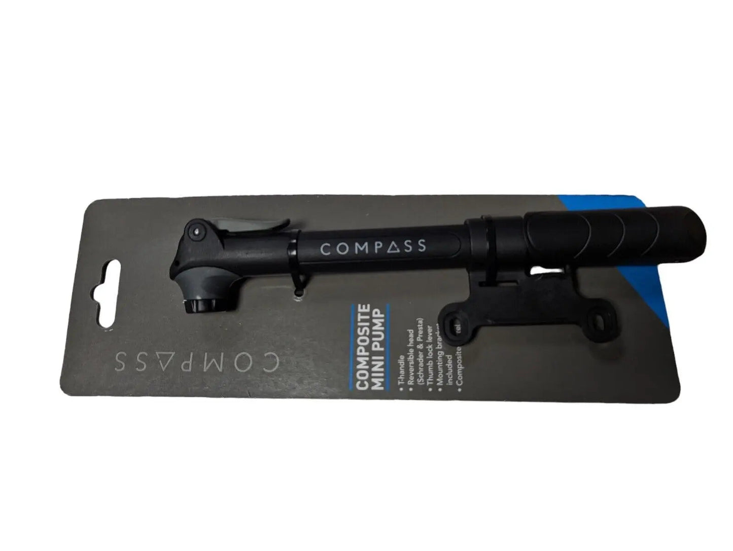 Handle Bike Air Pump Compass Mini T Compact Design One Size Black