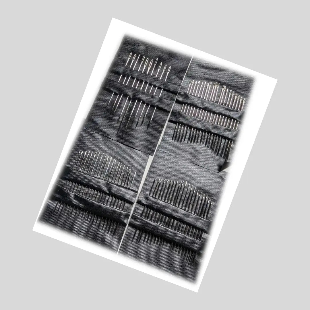Sewing Needles Assorted Sizes Hand Easy Thread Small and Large Eye 70 Pack