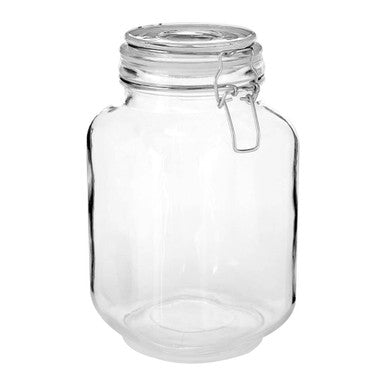 Luca Clip Top Glass Storage Jar 2000ml