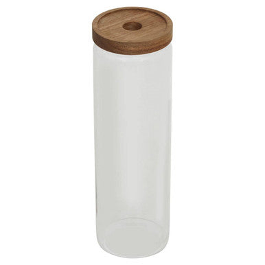 Glass Jar with Acacia wood Lid 1600ml | Freska