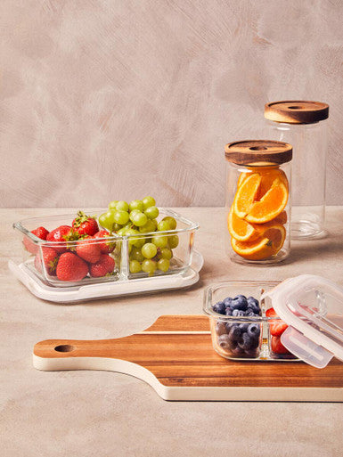 Freska 1040Ml Rectangular Glass Container