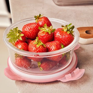 620Ml Round Glass Container | Freska