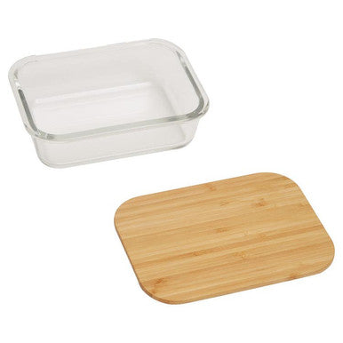 Glass Container with Bamboo Lid 1040ml | Freska