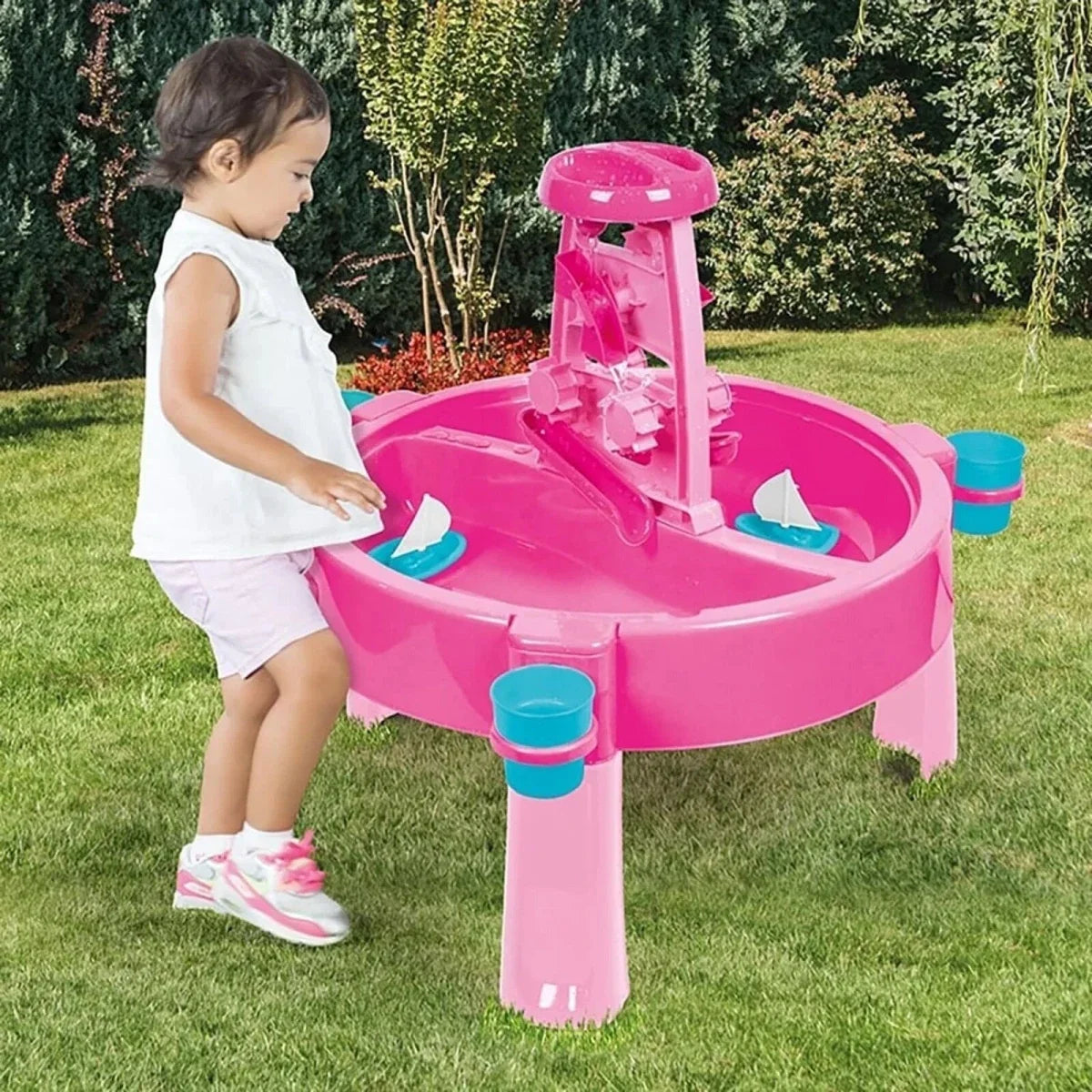 Dolu Unicorn Sand & Water Play Table – Pink