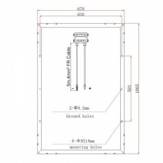 120W 12V dual battery solar kit for camper, boat, yacht with controller and cable