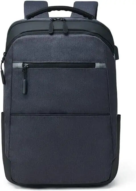 Grey Large Capacity Backpack with Laptop Compartment Fit 15.6 Laptop Bag