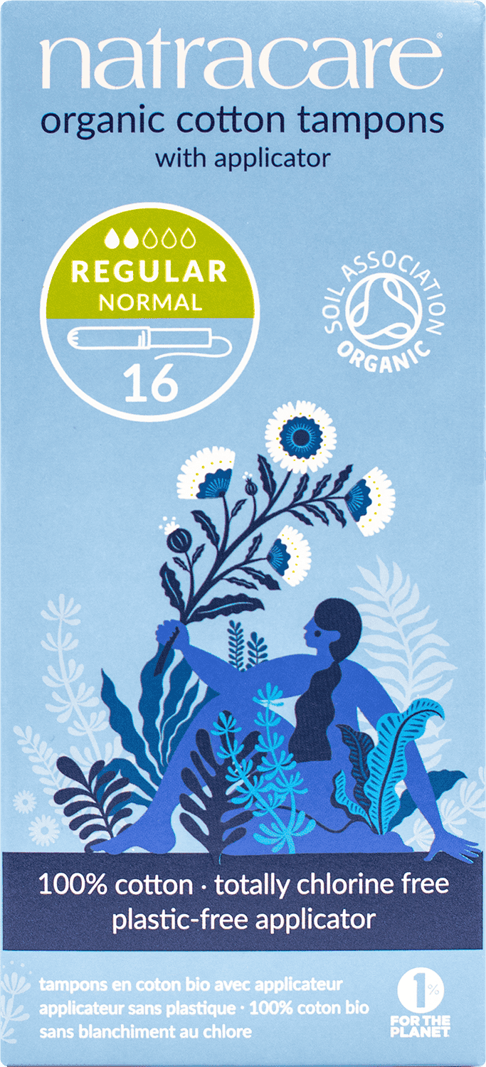 Natracare Organic Regular Applicator Tampons - 16pc