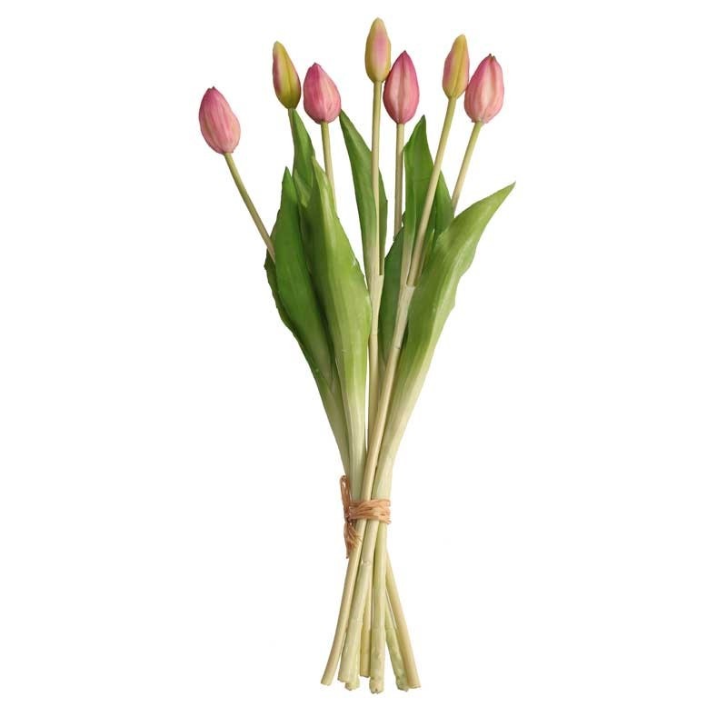 Real Feel Tulip Bunch Light Purple