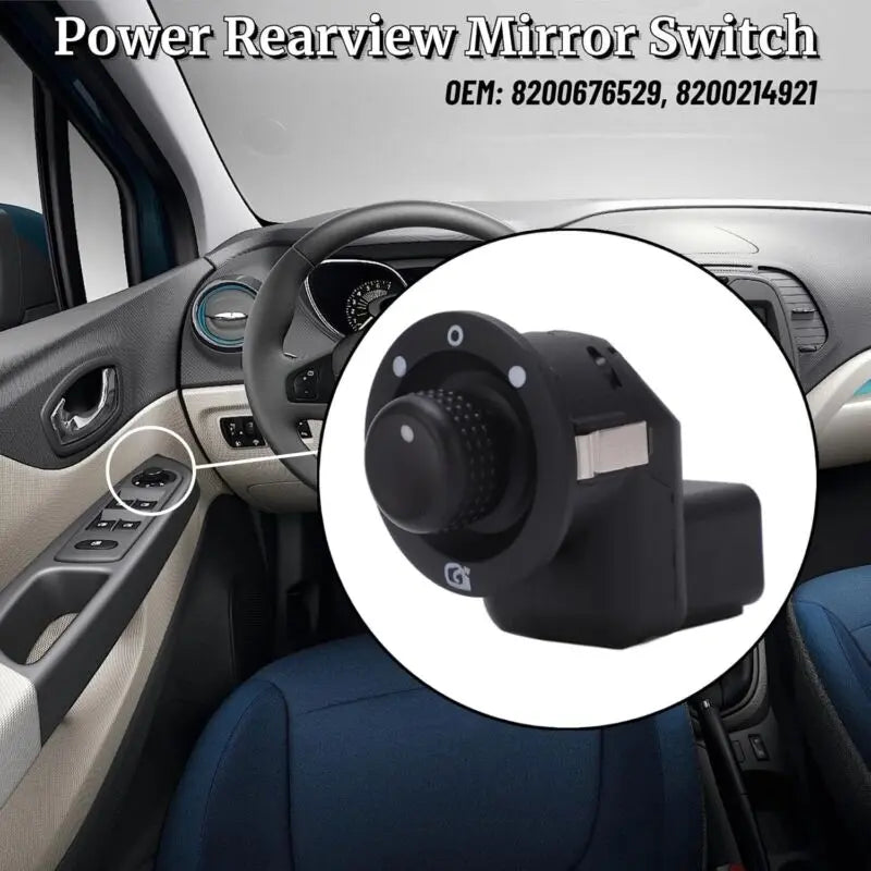 Power Door Mirror Switch Fit for Clio MK4 2012-On Rearview Control 8200676529