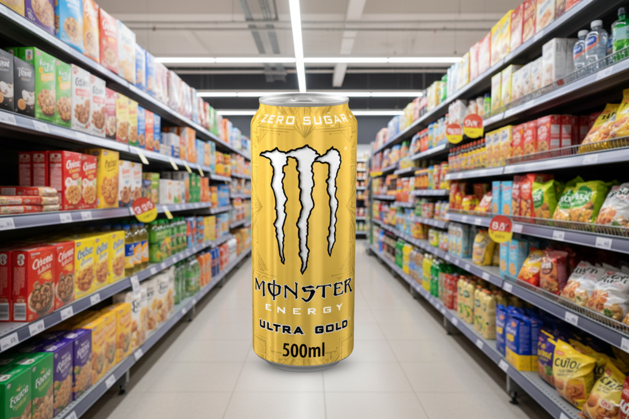 12 x Monster Energy Ultra Gold 500Ml