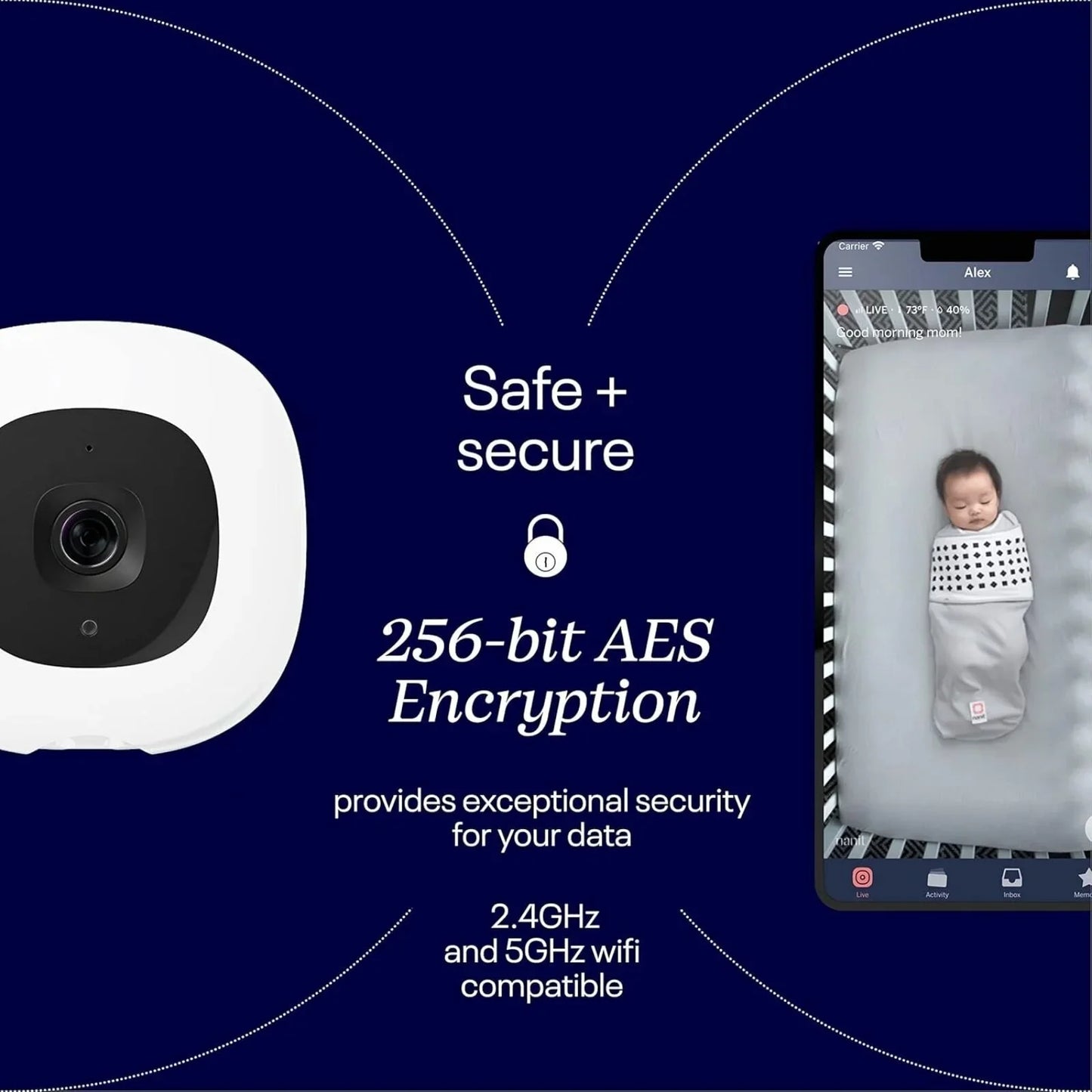 Nanit Pro Baby Monitor & Wall Mount