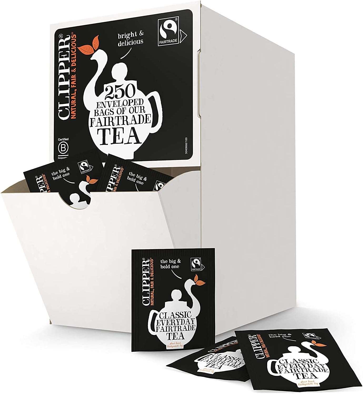 Clipper Fairtrade Everyday 250 Envelopes - 550g