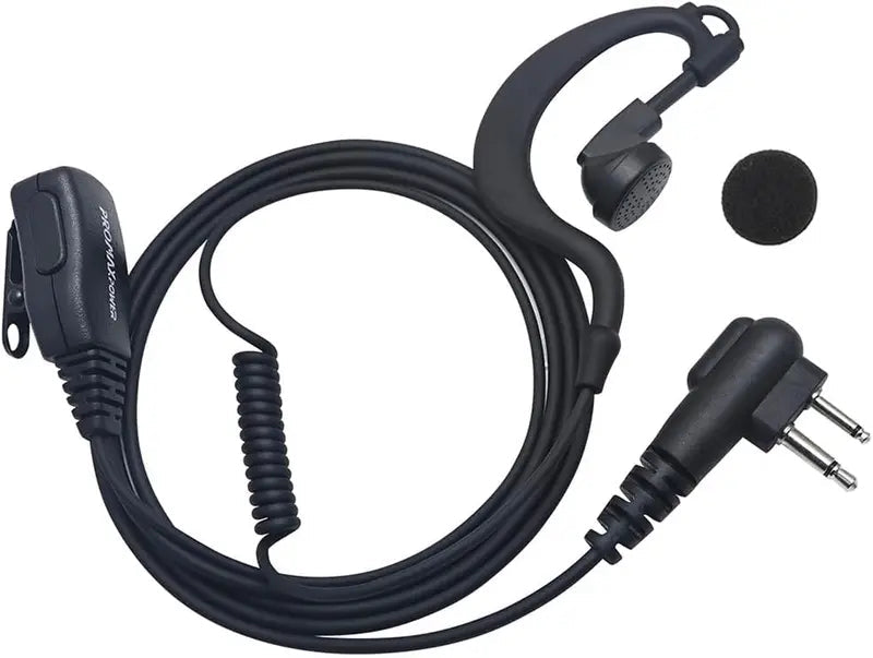 G-Shape Walkie Talkie Earpiece with Mic PTT for Motorola CP040 DP1400 GP88 GP300