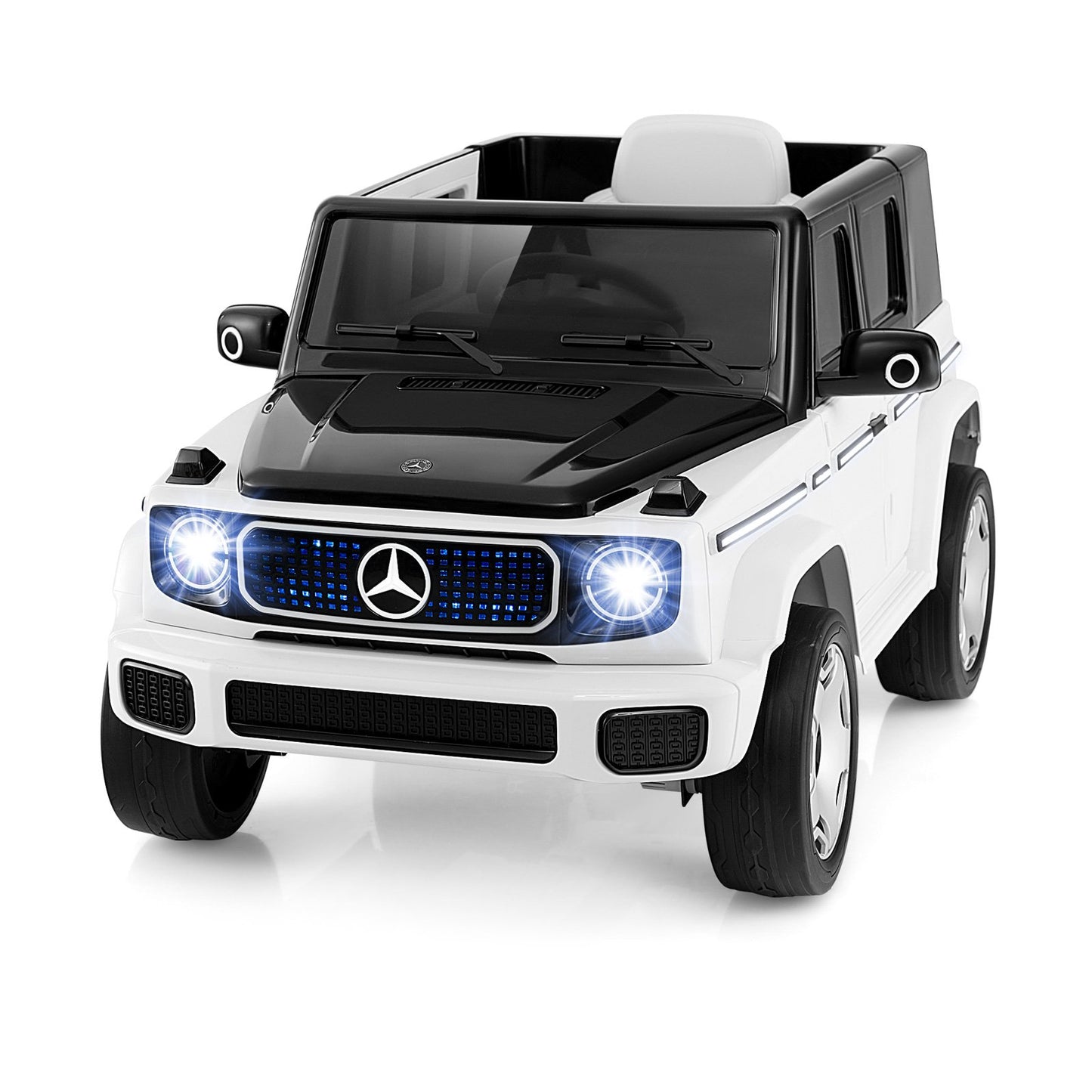 12V Licensed Mercedes-Benz EQG Kids Ride On Car-Black