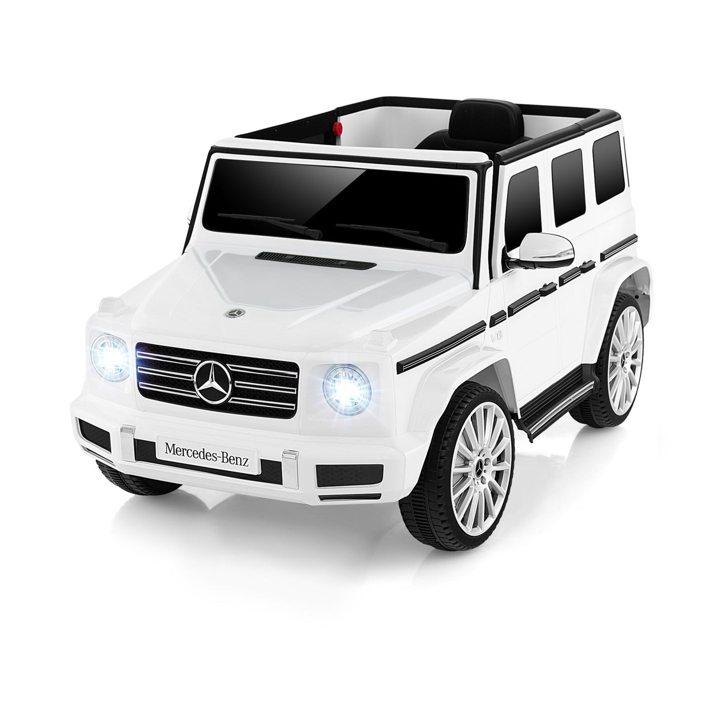 12V Licensed Mercedes-Benz Kids Ride-on Car with Remote Control-Black
