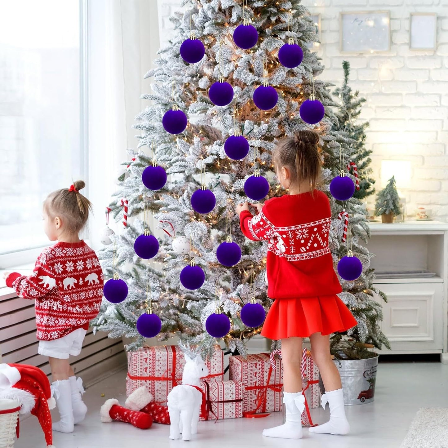Plucked Silk Ball Christmas Decoration