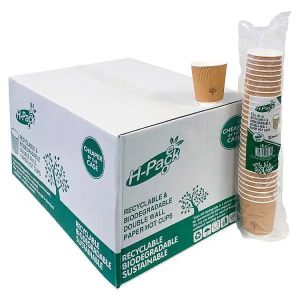 12oz Eco DoubleWall Kraft Paper Cup