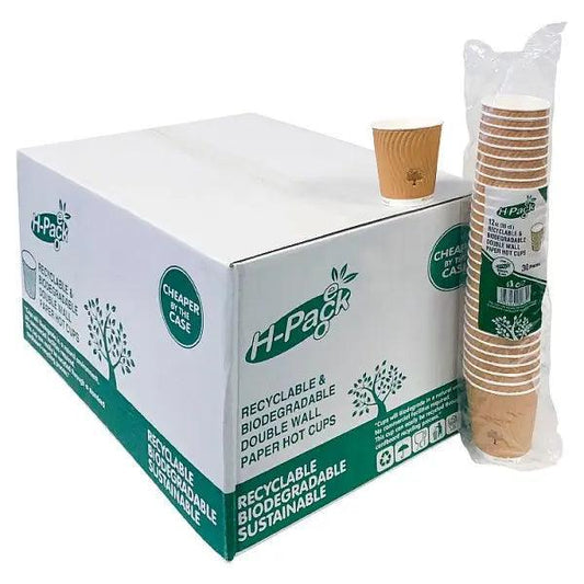 12oz Eco DoubleWall Kraft Paper Cup