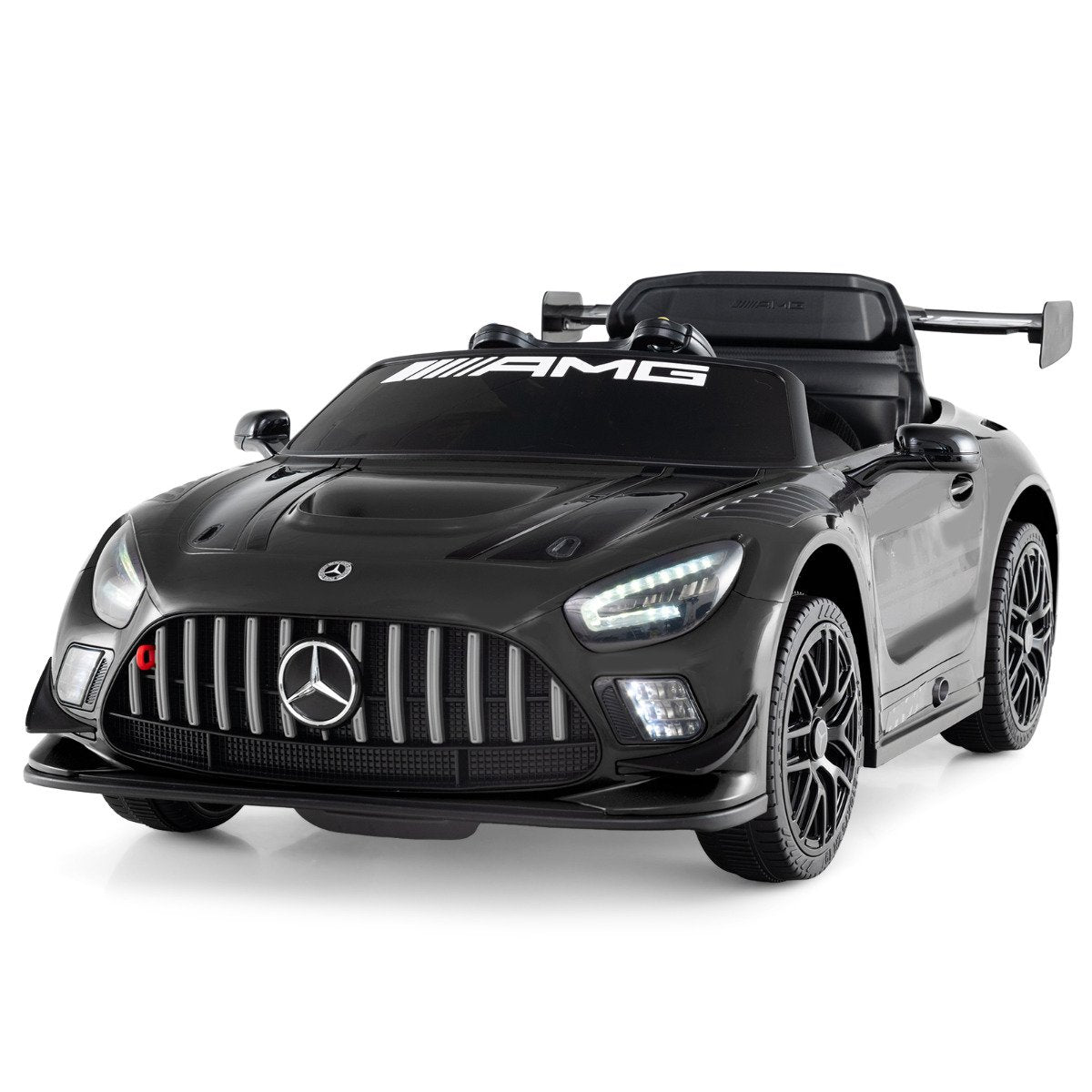 12V Kids Ride on Car Battery Powered Electric Vehicle with Remote Control-Black