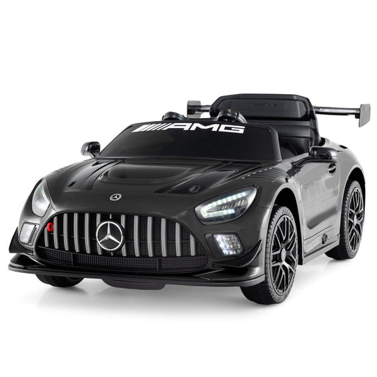 12V Kids Ride on Car Battery Powered Electric Vehicle with Remote Control-Black