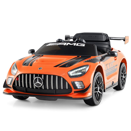 12V Kids Ride on Car Battery Powered Electric Vehicle with Remote Control-Black