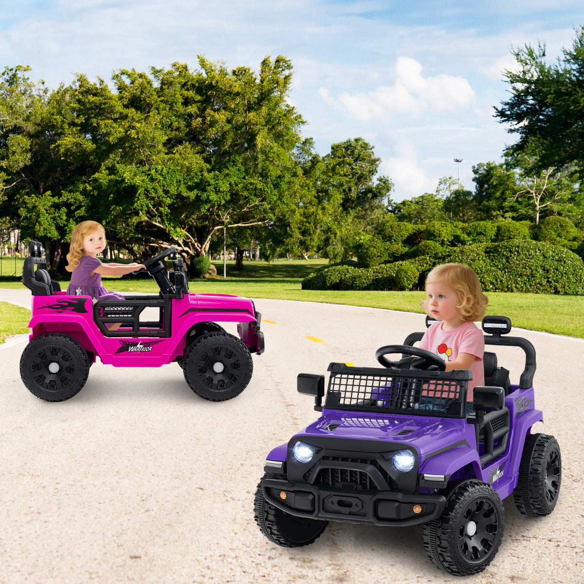 12V Kids Ride on Truck Car with Remote Control for Kid Over 3 Years Old-Black