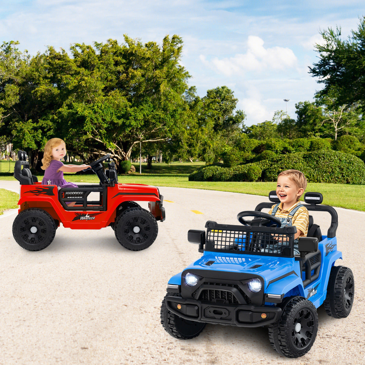 12V Kids Ride on Truck Car with Remote Control for Kid Over 3 Years Old-Black