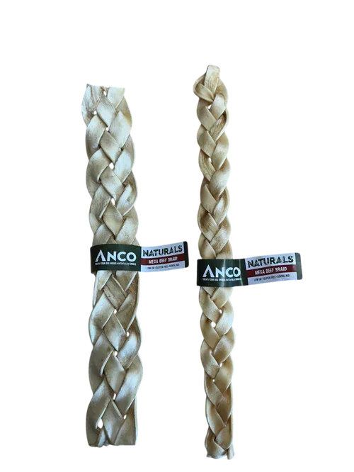 Anco Naturals Mega Beef Braid 50cm BULK DEAL x 20