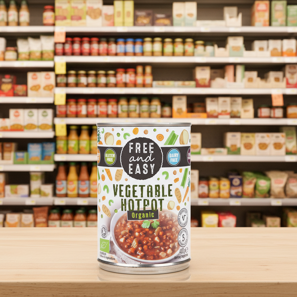 Free & Easy Organic Vegetable Hotpot - 400g