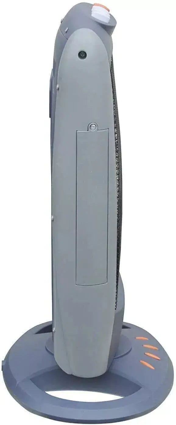 1200W Electric Halogen Heater Oscillating 3 Bar Portable Quartz Grey UK Plug