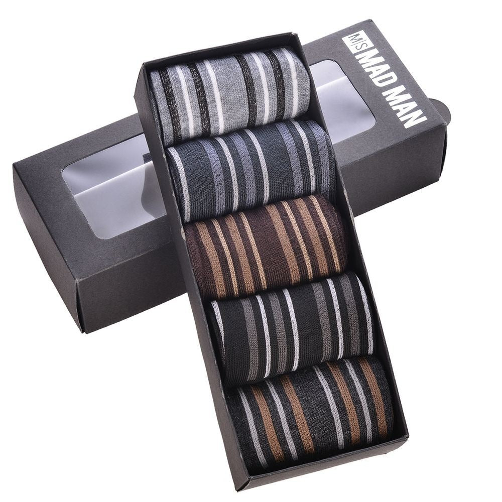 جوارب مقلمة من "ماد مان" (5 قطع)