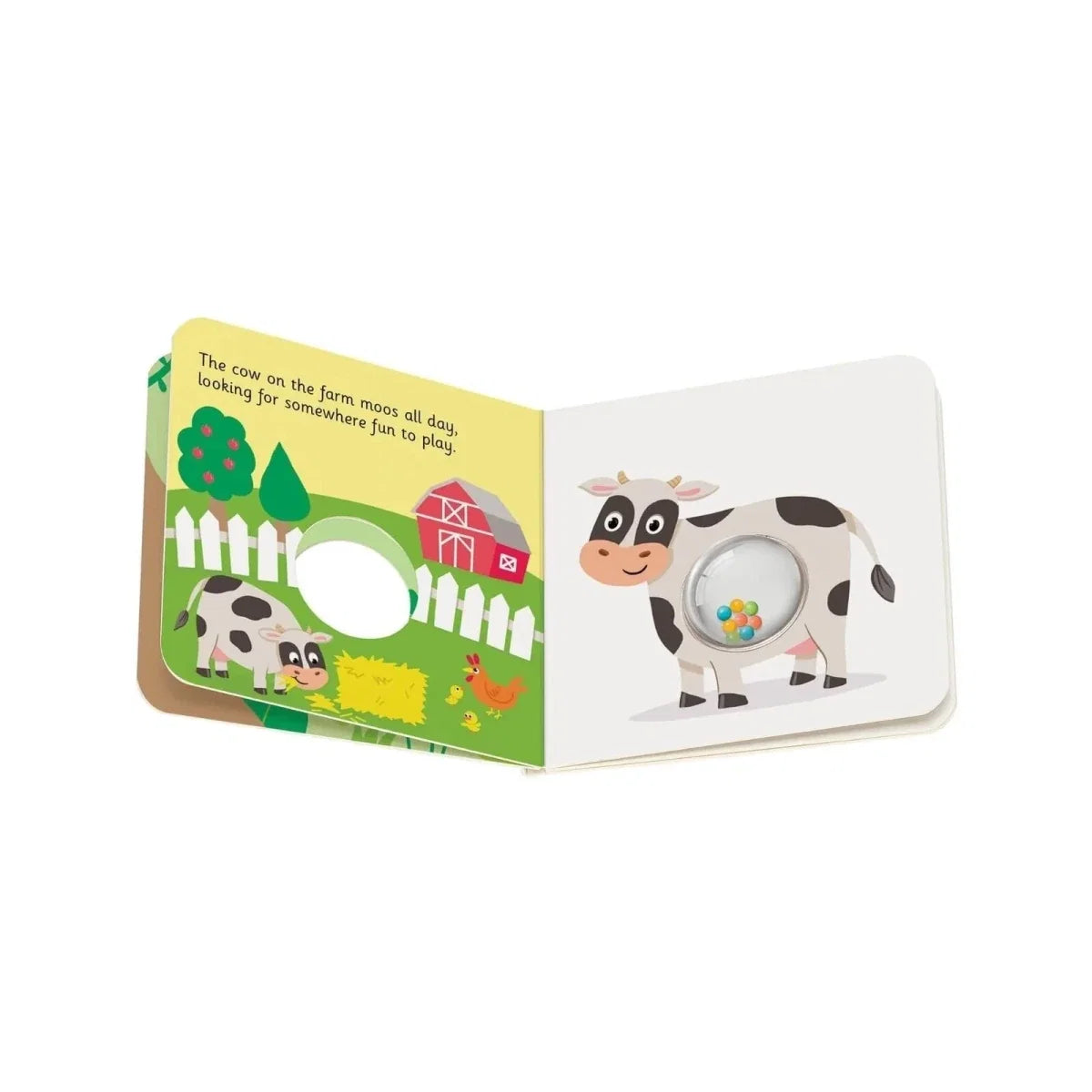 Play+ Ready Steady Shake Rattle Book - First Animals