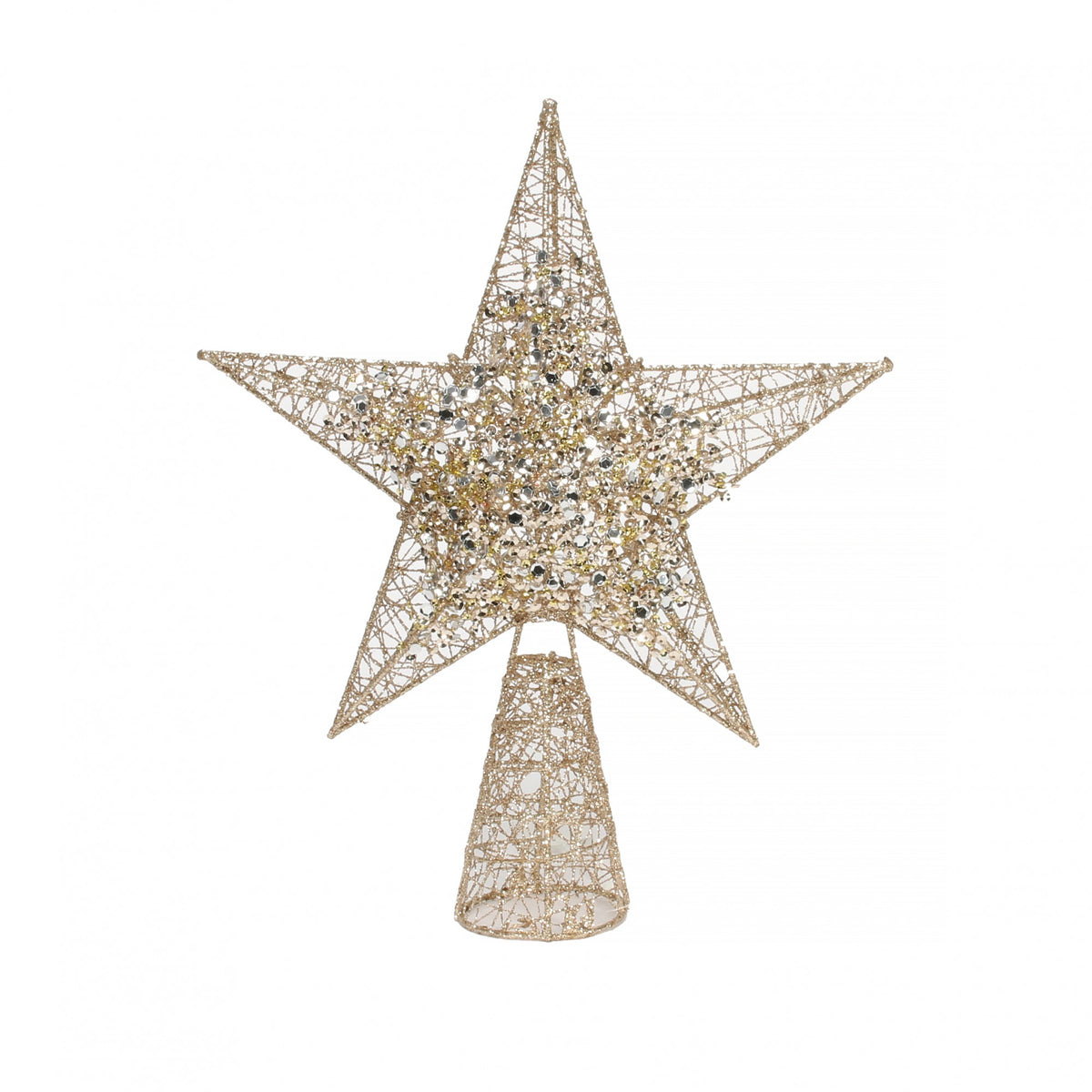 Gold Star Tree Topper (H30cm)