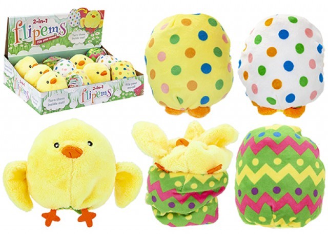Soft Reversible Chick Plush (12cm  assorted)