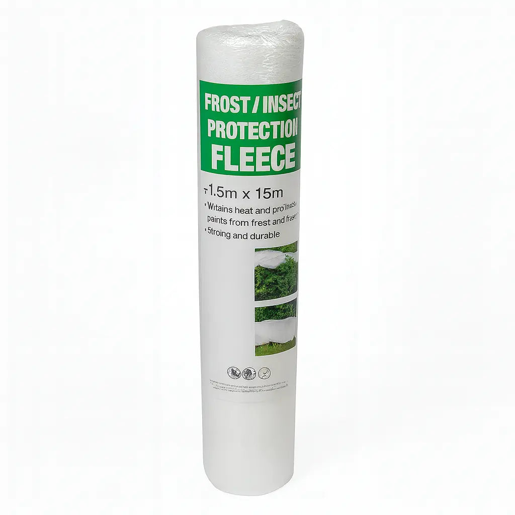Garden Plant Frost Protection Fleece Cover Marksman White 1.5m x 15m Sheet
