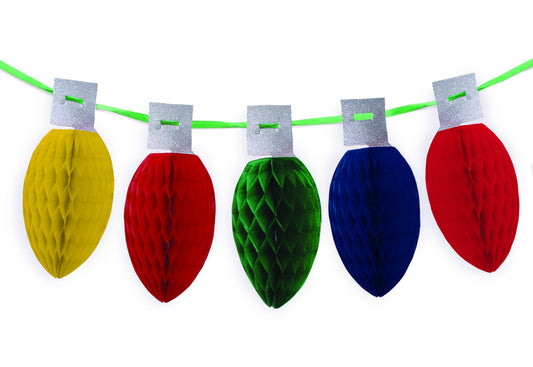 Honeycomb Christmas Lights Garland