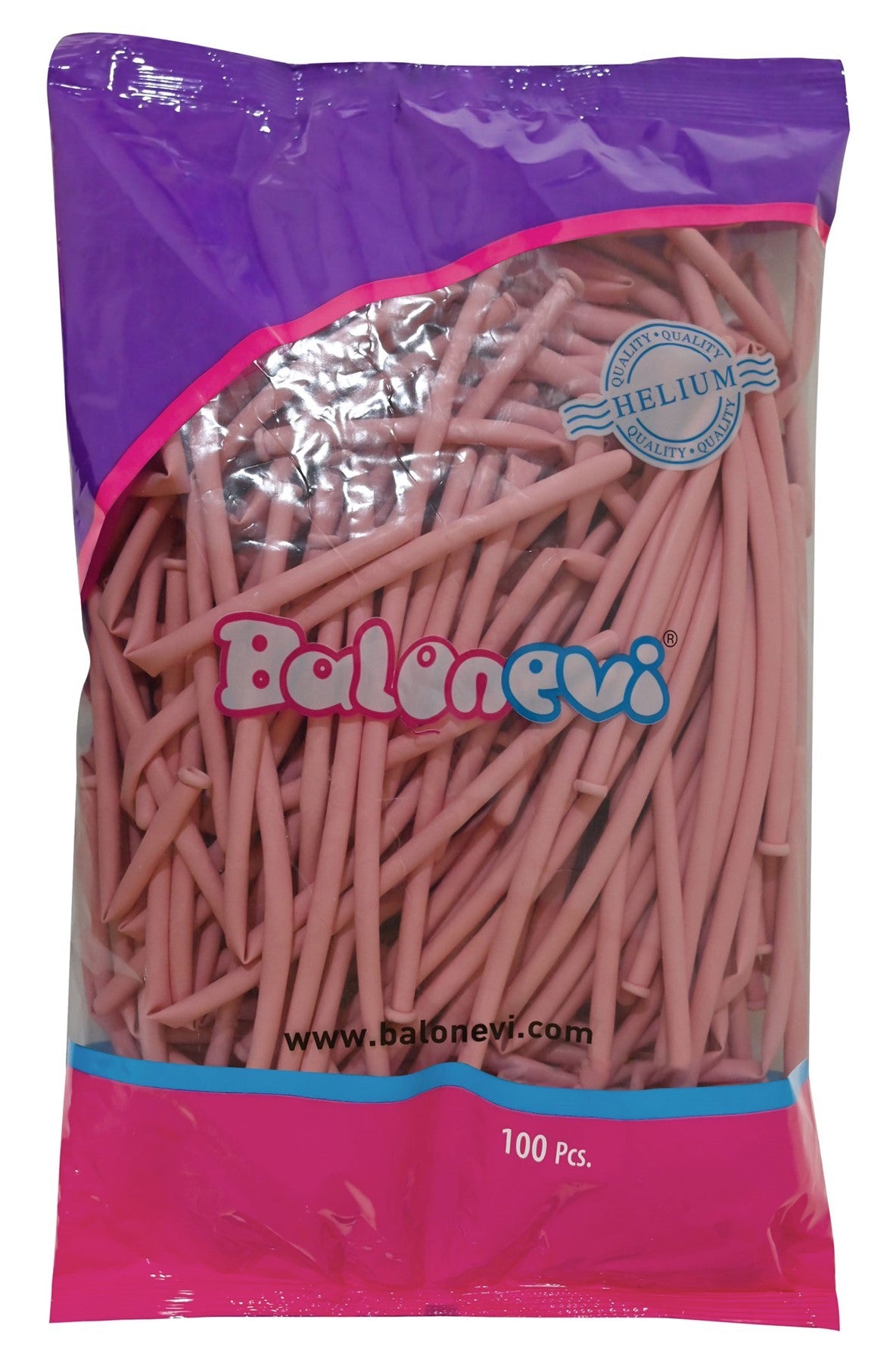 بالون تشكيل وردي ماكرون (عبوة من 100 قطعة)